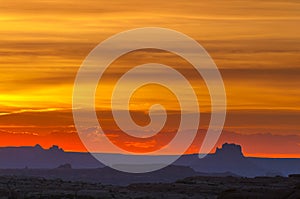 Beautiful Sunset Sky in Needles District