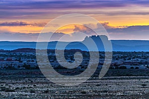 Beautiful Sunset Sky in Needles District