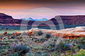 Beautiful Sunset Sky in Needles District
