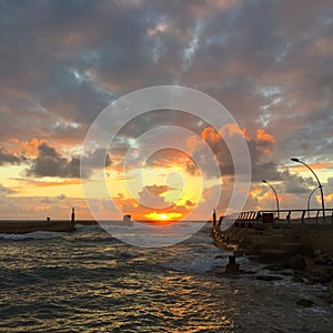 Beautiful sunset photo