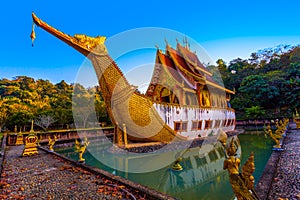 Beautiful Suphannahong boat in Chiang Rai