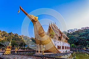 Beautiful Suphannahong boat in Chiang Rai