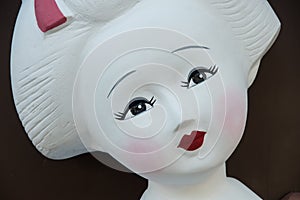 Beautiful sweet maiko statue face