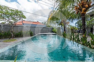 Beautiful swimming pool at cheap hotel