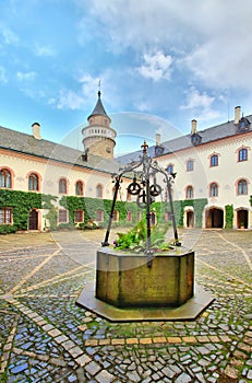 Beautiful Sychrov castle in Czech republic