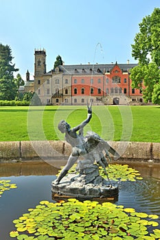 Beautiful Sychrov castle in Czech republic