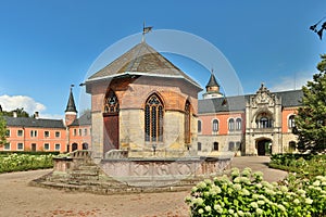 Beautiful Sychrov castle in Czech republic