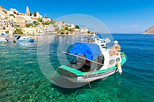 Beautiful Symi island, Dodecanese, Greece