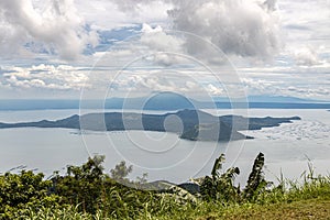 Beautiful Taal lake view from Tagaytay