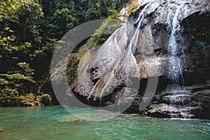 Taeno Waterfall in Talaga Pange Village, Ambon, Maluku photo
