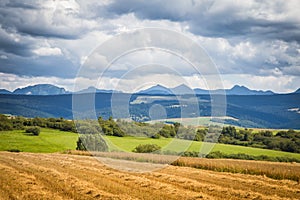 Krásna tatranská krajina za slnečného dňa