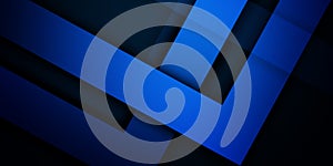 Technology digital shape blue background concept