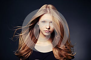 Beautiful teen girl portrait