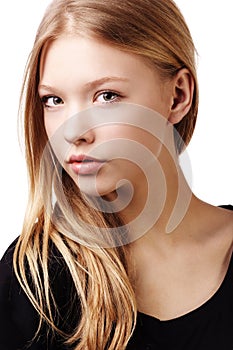 Beautiful teen girl portrait