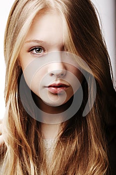 Beautiful teen girl portrait