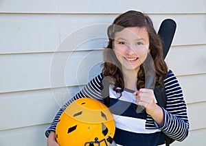 Beautiful teen girl portrait smiling