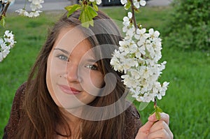 Beautiful teenager portrait