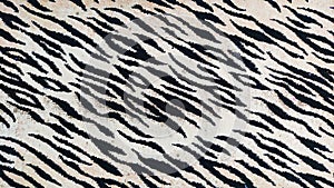 Beautiful teiger striped texture rug
