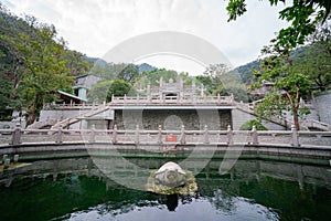 Beautiful temple around Dinghu Mountain National Nature Reserve