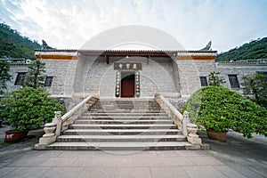 Beautiful temple around Dinghu Mountain National Nature Reserve