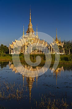 The beautiful temple at Wat Luang Phor Tor in Korat,Nakhonratchasima province