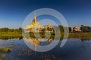 The beautiful temple at Wat Luang Phor Tor in Korat,Nakhonratchasima province