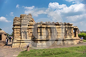 Beautiful temples in Aihole built during the reign of Chalukya kings