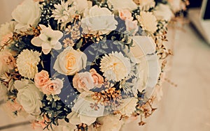 Beautiful tender wedding bouquet