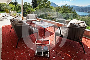 Beautiful terrace furnished