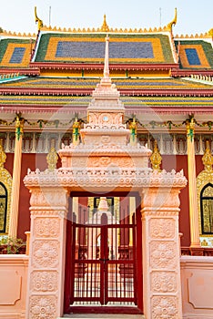 Beautiful Thai style church in Kaeo Phichit temple