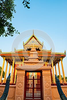 Beautiful Thai style church in Kaeo Phichit temple