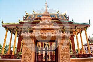 Beautiful Thai style church in Kaeo Phichit temple