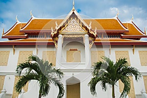 Beautiful Thai Temple Wat Benjamaborphit, temple in Bangkok, Thailand.Generality in Thailand, any kind of art decorated in
