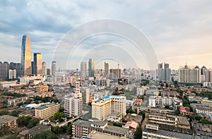 Beautiful tianjin at dusk