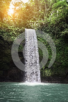 The beautiful  Tibumana Waterfall photo