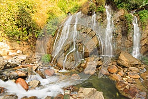 Beautiful Tien Sa water fall in SAPA,Vietnam.