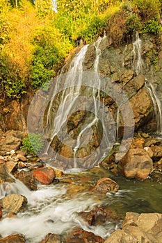 Beautiful Tien Sa water fall in SAPA,Vietnam.