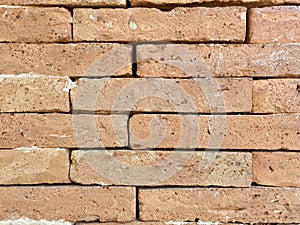 Brown brick from one pillar