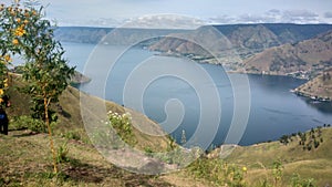 Beautiful Toba lake, north sumatera