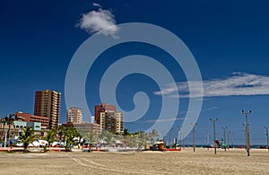 Beautiful touristic Murcielago beach in Manabi photo