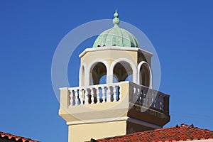 Beautiful tower as viewing deck