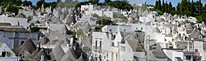 Beautiful town of Alberobello with trulli houses