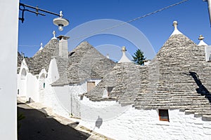 Beautiful town of Alberobello with trulli houses