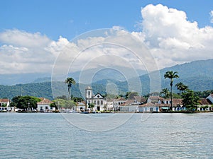 Beautiful town of Paraty, one of the oldest colonial towns in Br photo