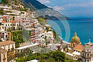 Beautiful town of Positano, Amalfi coast, Campania region, Italy