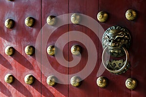 Beautiful traditional Chinese door.