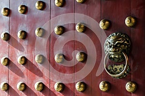 Beautiful traditional Chinese door.