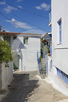 Beautiful traditional old house in Poros island