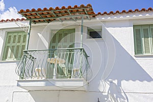 Beautiful traditional old house in Poros island