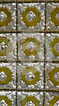 Beautiful traditional tile facade